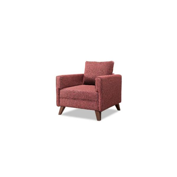 Bella Armchair - Claret Red-2