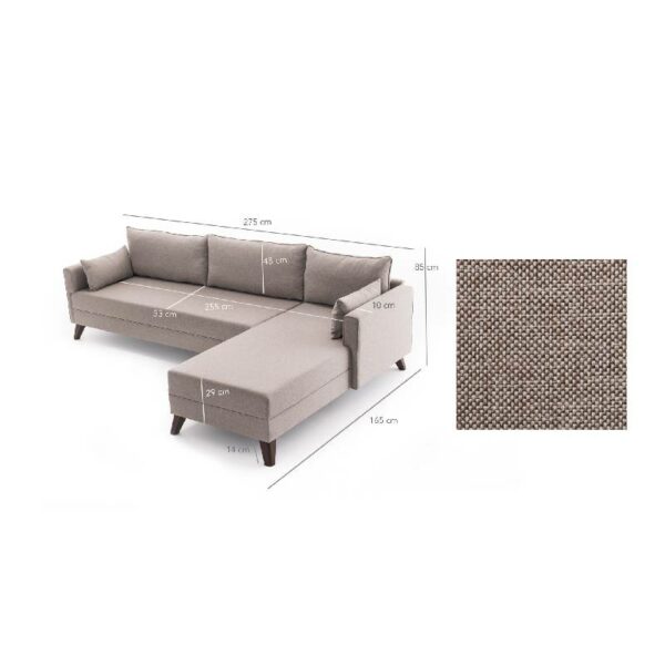 Bella Corner Sofa Right 1 - Cream-1