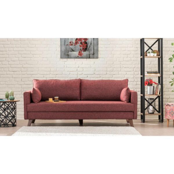 Bella Sofa Bed - Claret Red-4