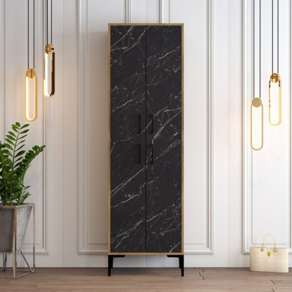 Berlin A - Walnut Black Marble