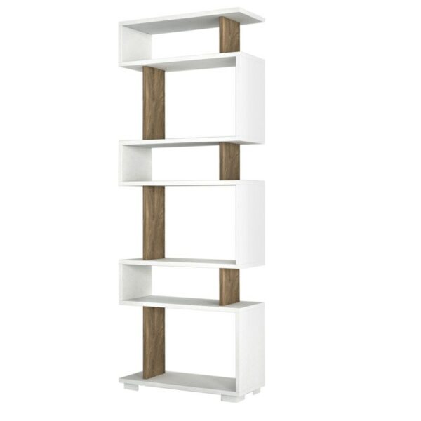 Blok - White, Walnut-3