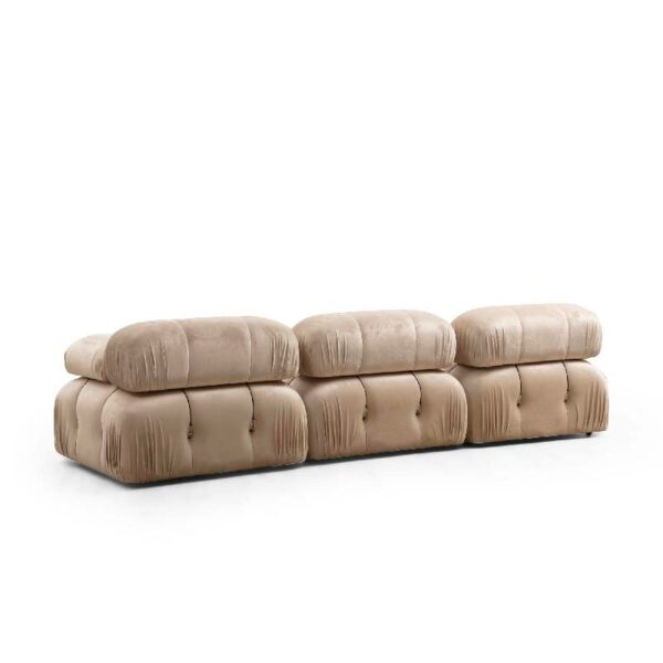 Bubble 3 Seater ( L1-O1-1R) - Velvet-3