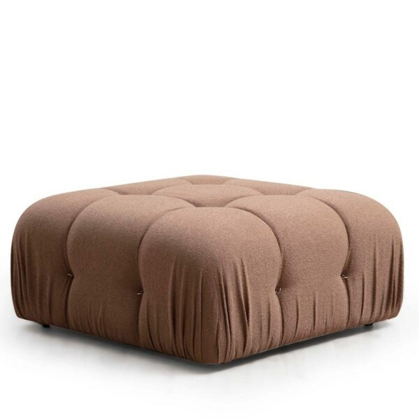 Bubble Pouffe - Brown Bouclette-2