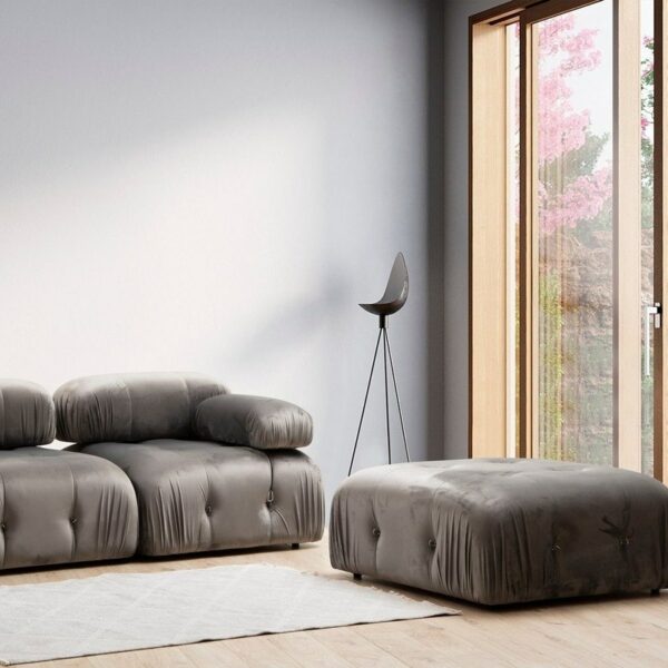 Bubble Pouffe - Grey-2