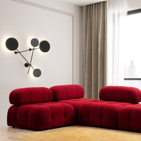 Bubble Pouffe - Red-2