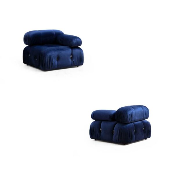 Bubble Velvet Blue L1-O1-1R-PUF-4