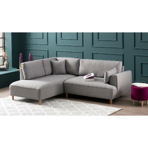 Felix Extra Soft Corner Sofa Left - Light Grey-1