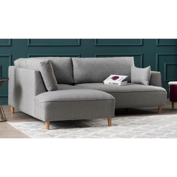 Felix Extra Soft Corner Sofa Left - Light Grey-3