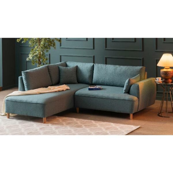 Felix Extra Soft Corner Sofa Left - Turquoise-1