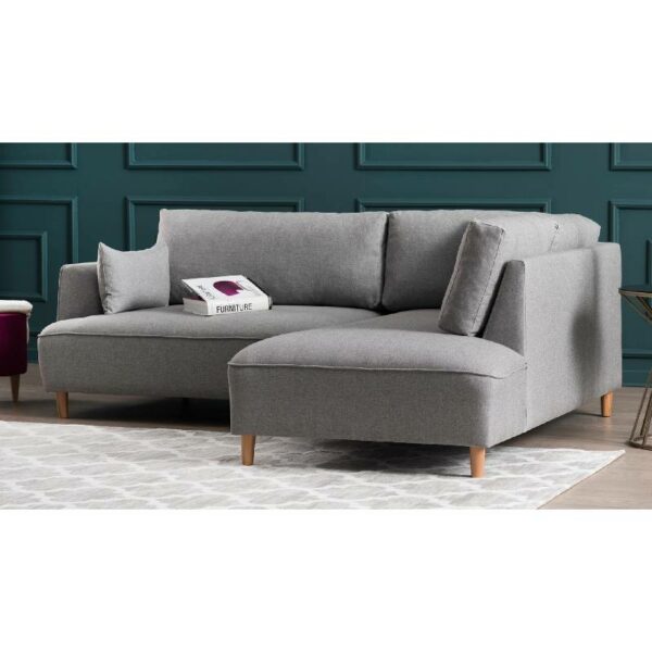 Felix Extra Soft Corner Sofa Right - Light Grey-1