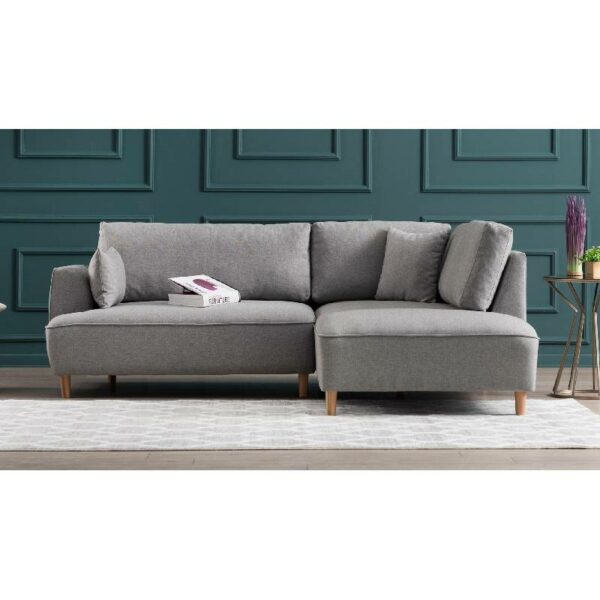 Felix Extra Soft Corner Sofa Right - Light Grey-2