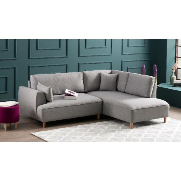 Felix Extra Soft Corner Sofa Right - Light Grey-3