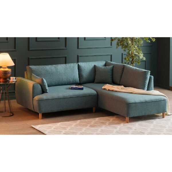 Felix Extra Soft Corner Sofa Right - Turquoise-1