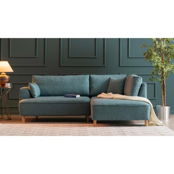 Felix Extra Soft Corner Sofa Right - Turquoise-2