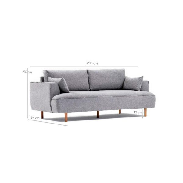 Felix Extra Soft Sofa - Light Grey-3