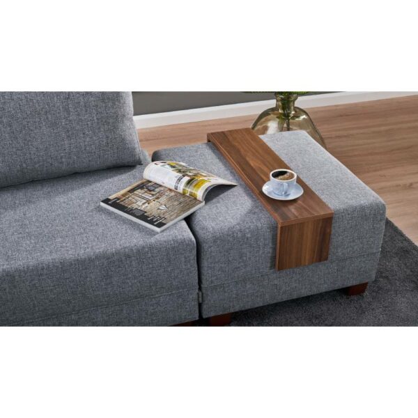 Fly Corner Sofa Bed Left - Grey-6