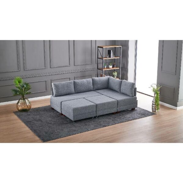 Fly Corner Sofa Bed Right- Grey-4