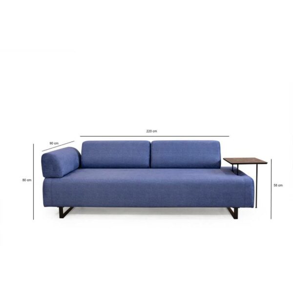 Infinity with Side Table - Blue-4