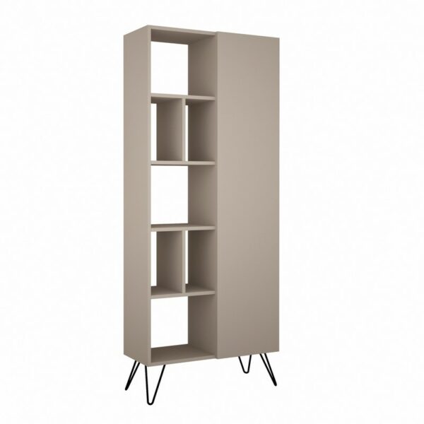 Jedda Bookcase - Light Mocha-3