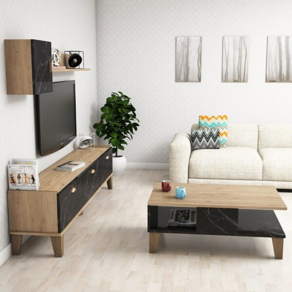 Комплект мебели за хол Sumer G5030 - Дъб мрамор 2
