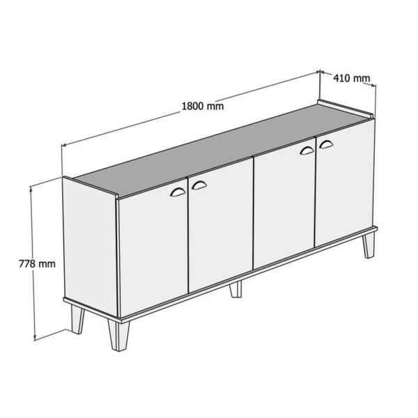 Конзола Sumer H3030 - Дъб Мрамор 3