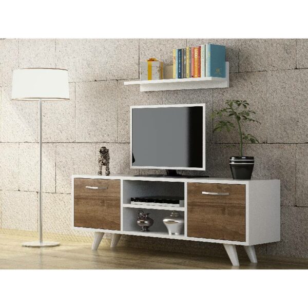 Likya - White, Walnut-3