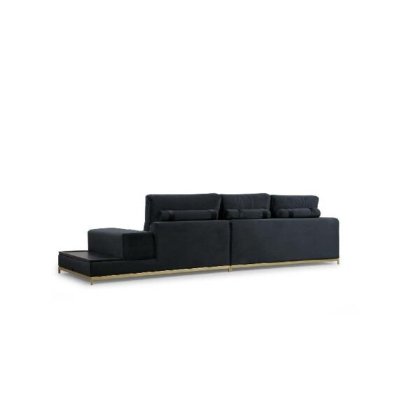 Line With Side Table - Black-7