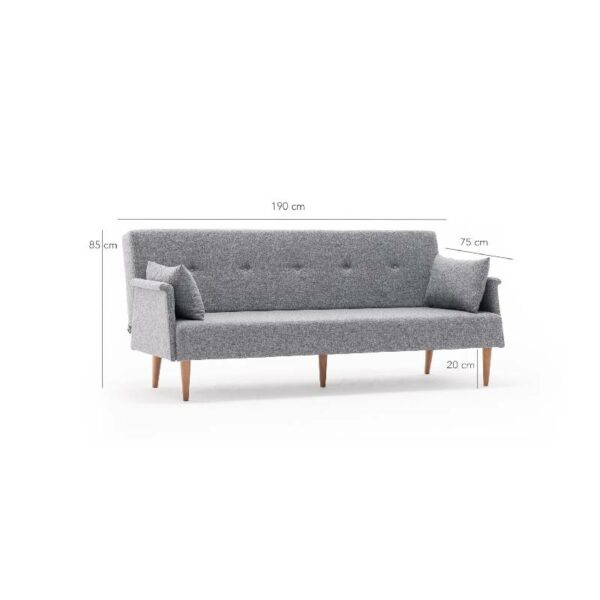 Navan Sofa Bed - Grey-3