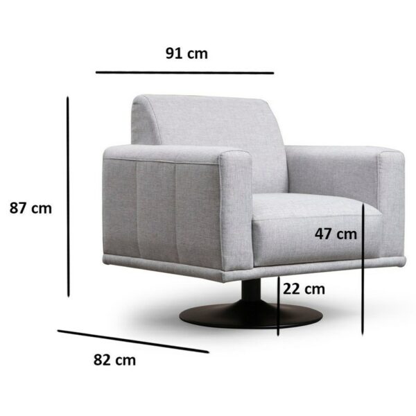 Nikea Turnable Armchair-3