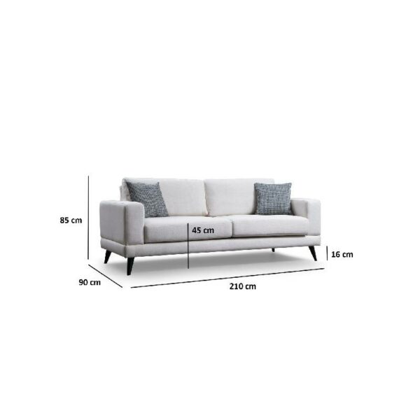 Nordic 3 Seater - Beige-6