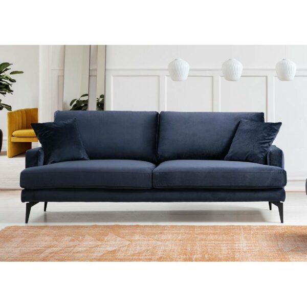 Papira 3 Seater - Navy Blue-1