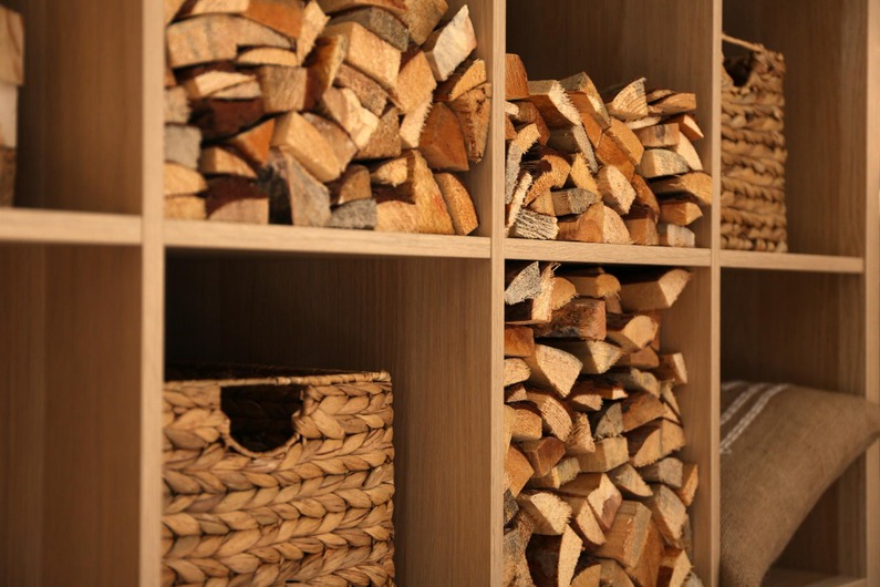 Колички и рафтове за дърва