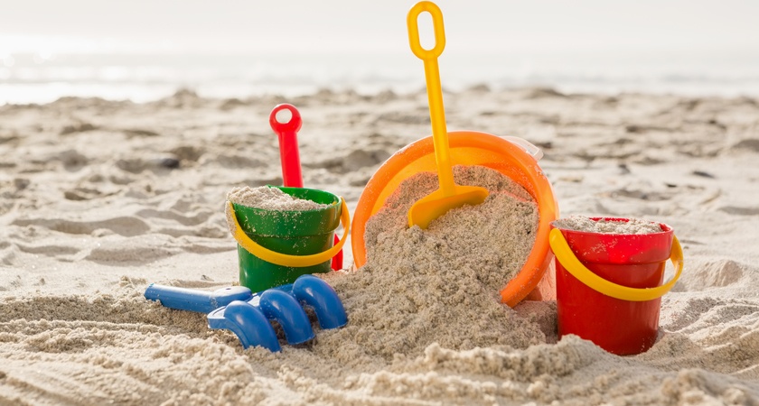 градината пясъчник детски в