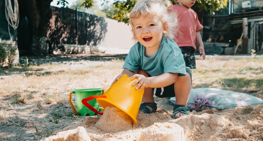 градината пясъчник в детски