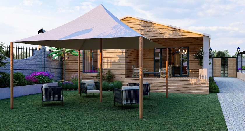 най-здравата шатра за градината