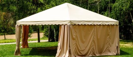 най-здрава градинска шатра