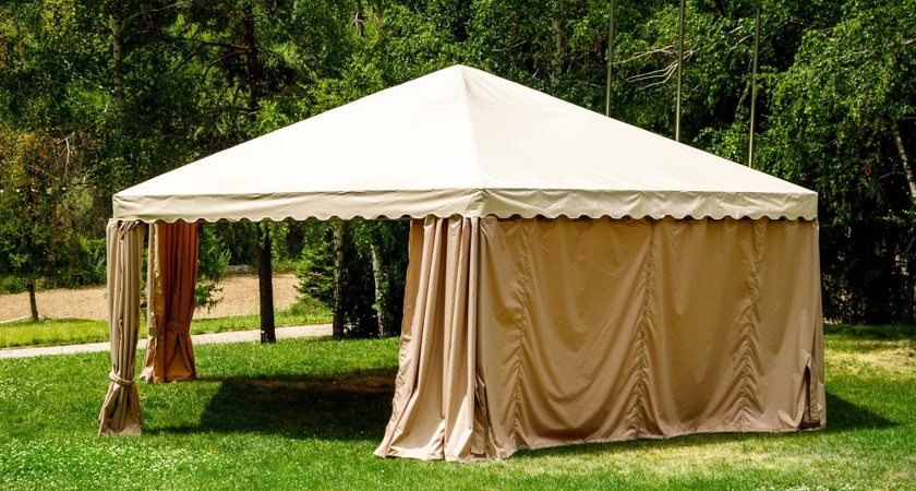 най-здрава градинска шатра