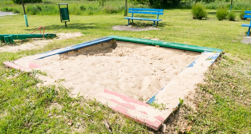 детски безопасен пясъчник
